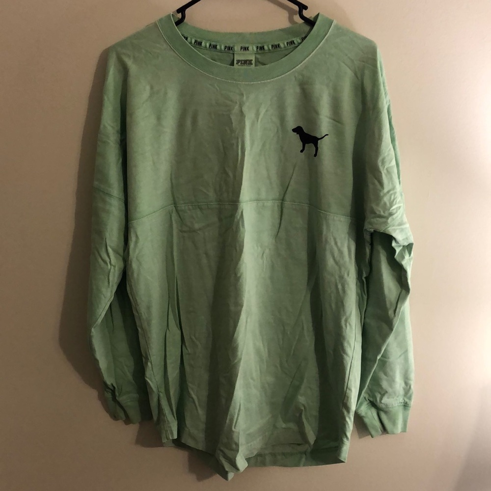 VS Pink Long Sleeve Tee Shirt